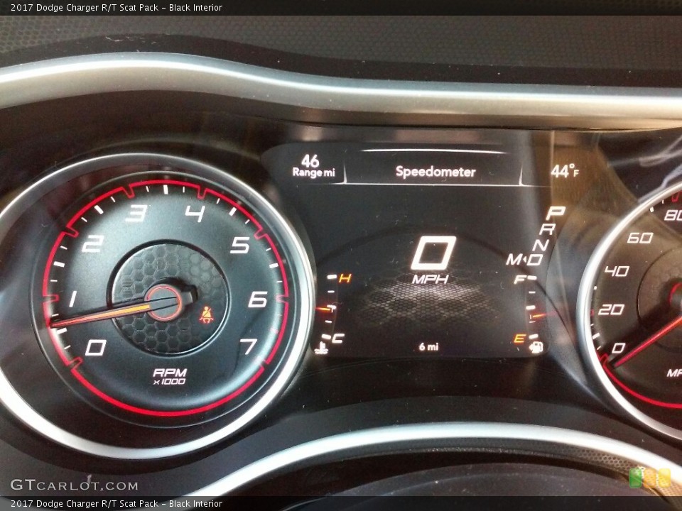 Black Interior Gauges for the 2017 Dodge Charger R/T Scat Pack #117691236