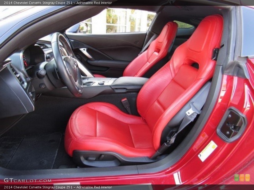 Adrenaline Red Interior Photo for the 2014 Chevrolet Corvette Stingray Coupe Z51 #117694767
