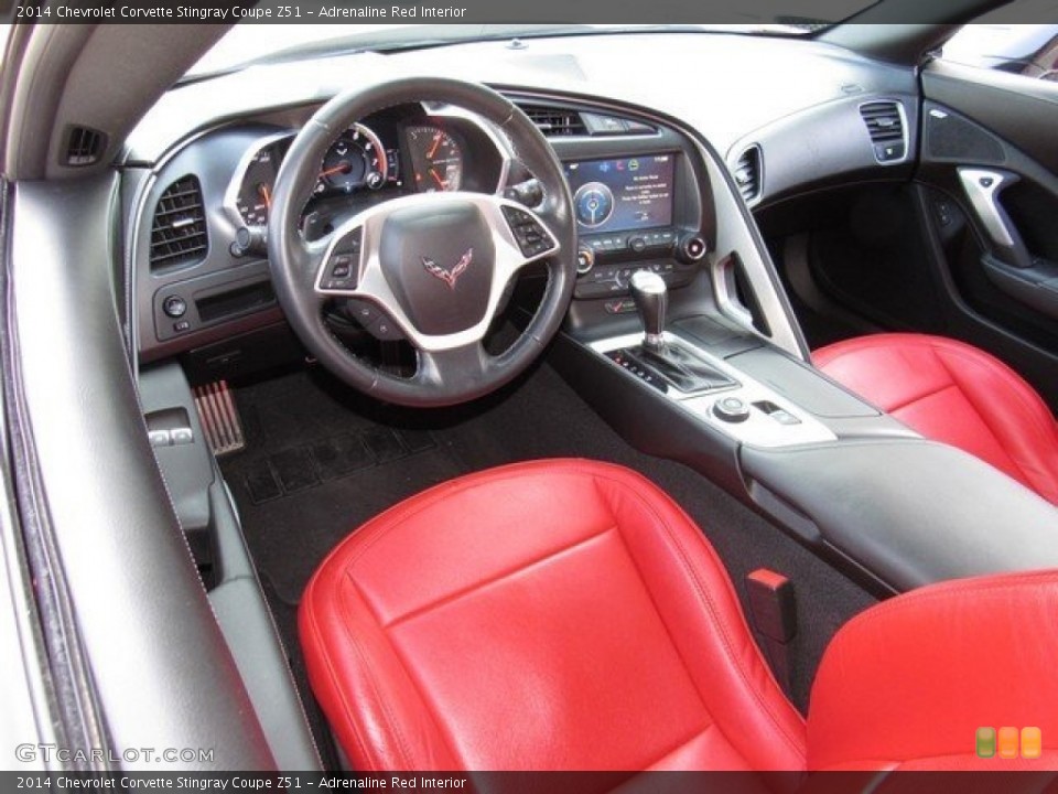 Adrenaline Red Interior Front Seat for the 2014 Chevrolet Corvette Stingray Coupe Z51 #117694977