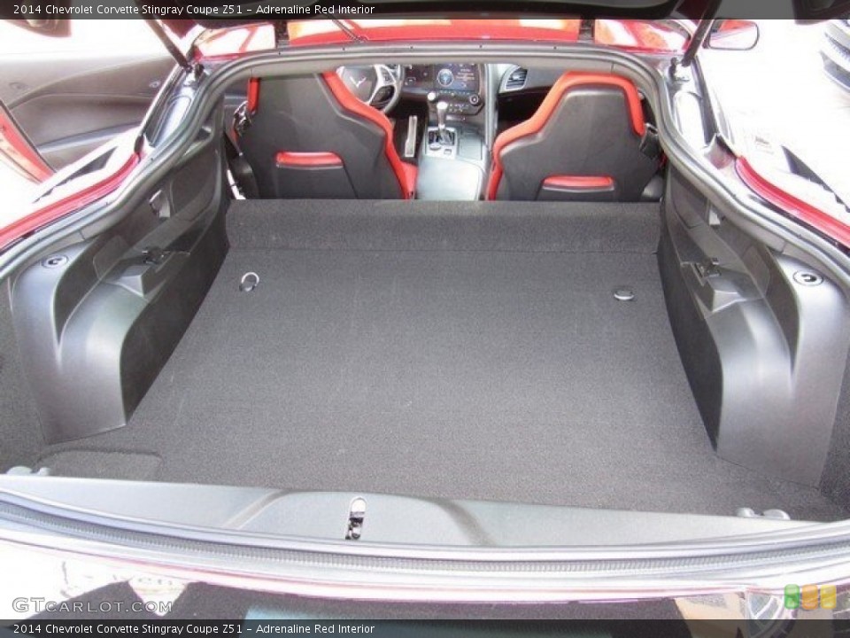 Adrenaline Red Interior Trunk for the 2014 Chevrolet Corvette Stingray Coupe Z51 #117695145