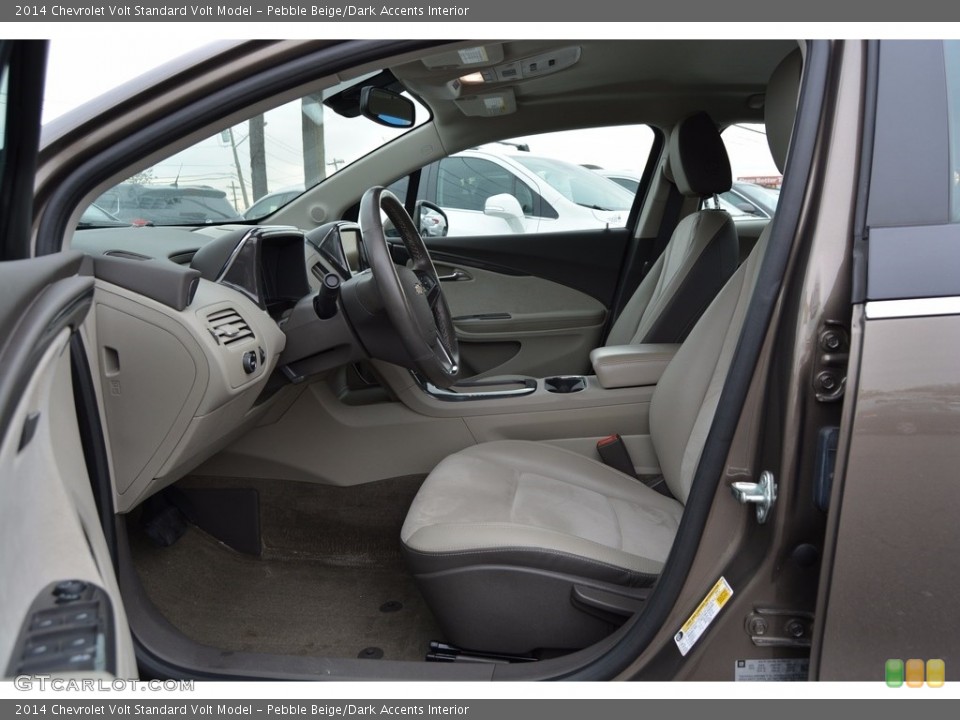 Pebble Beige/Dark Accents Interior Photo for the 2014 Chevrolet Volt  #117698772