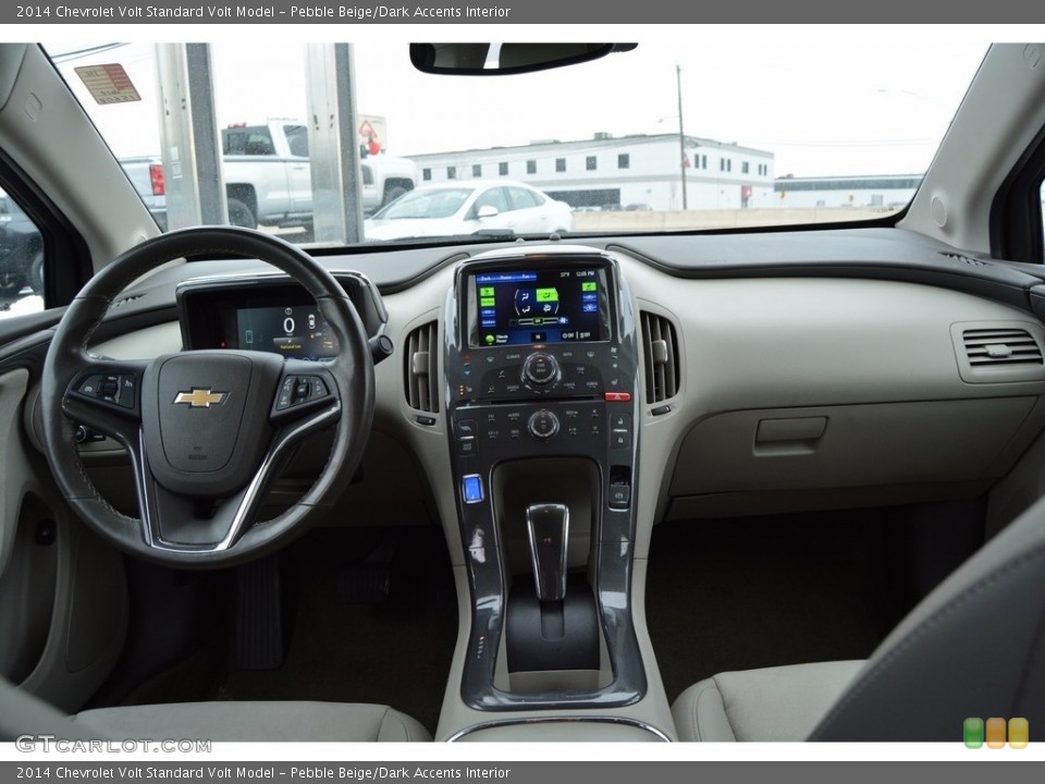 Pebble Beige/Dark Accents Interior Dashboard for the 2014 Chevrolet Volt  #117698844