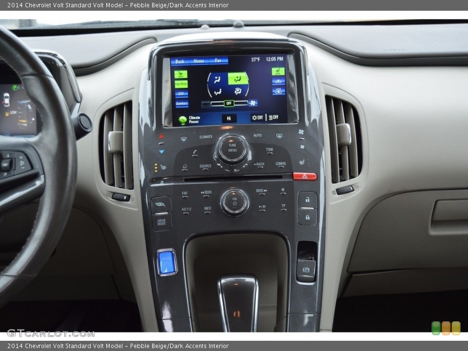 Pebble Beige/Dark Accents Interior Controls for the 2014 Chevrolet Volt  #117698868