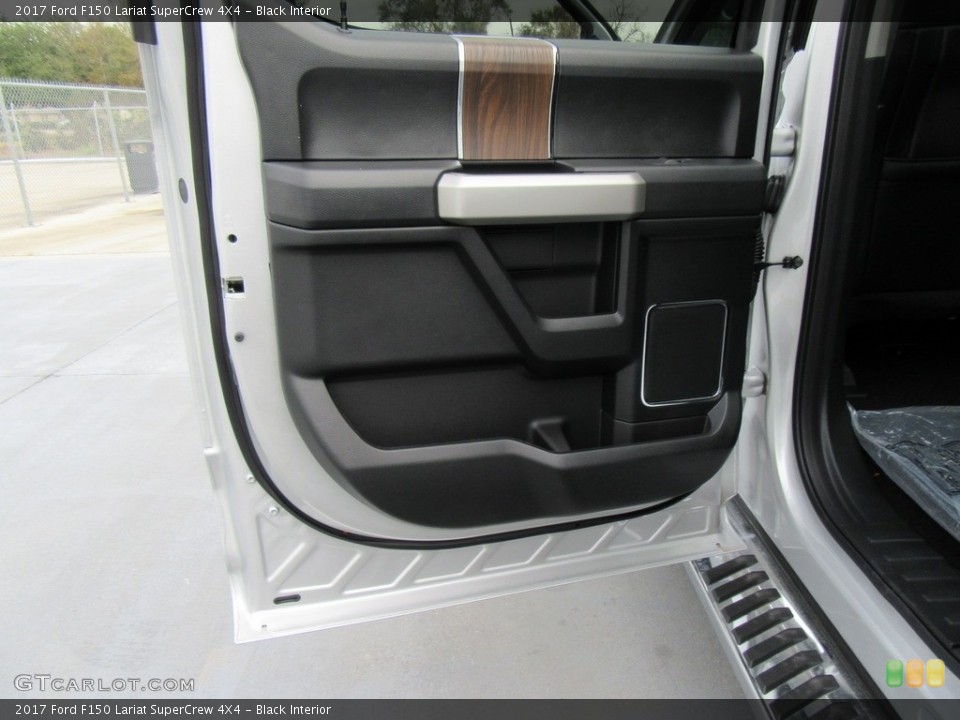 Black Interior Door Panel for the 2017 Ford F150 Lariat SuperCrew 4X4 #117708413