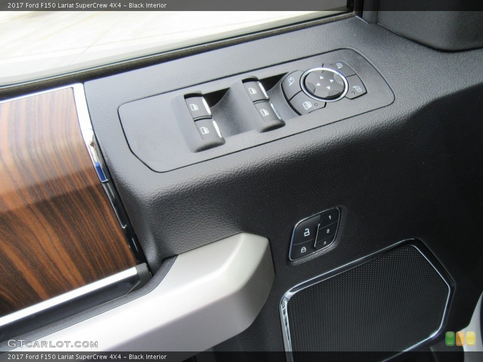 Black Interior Controls for the 2017 Ford F150 Lariat SuperCrew 4X4 #117708503