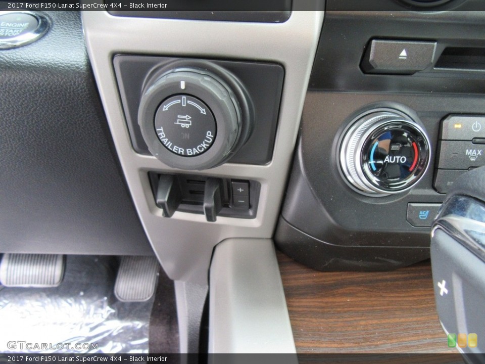 Black Interior Controls for the 2017 Ford F150 Lariat SuperCrew 4X4 #117708785