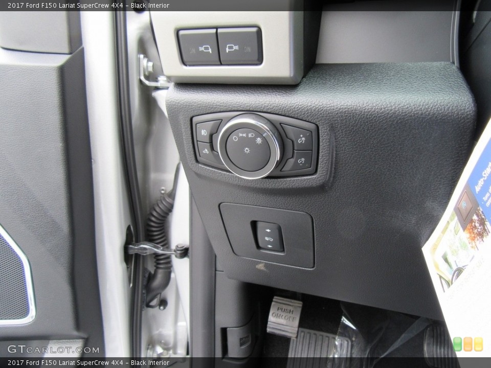 Black Interior Controls for the 2017 Ford F150 Lariat SuperCrew 4X4 #117708932