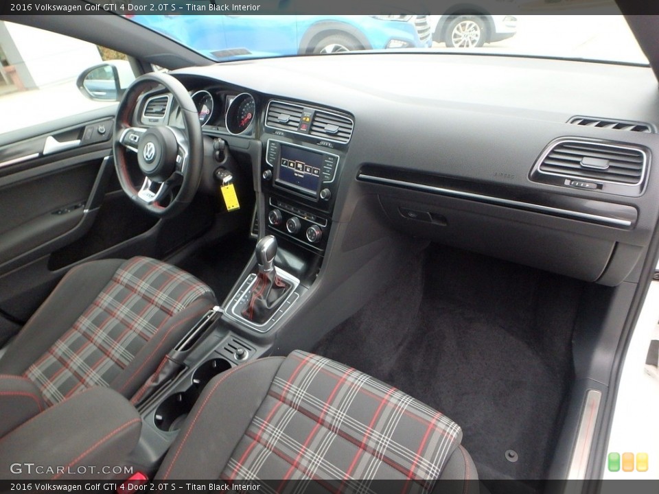 Titan Black Interior Dashboard for the 2016 Volkswagen Golf GTI 4 Door 2.0T S #117716252