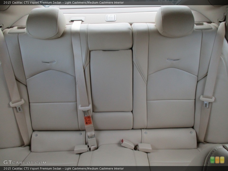 Light Cashmere/Medium Cashmere Interior Rear Seat for the 2015 Cadillac CTS Vsport Premium Sedan #117725327