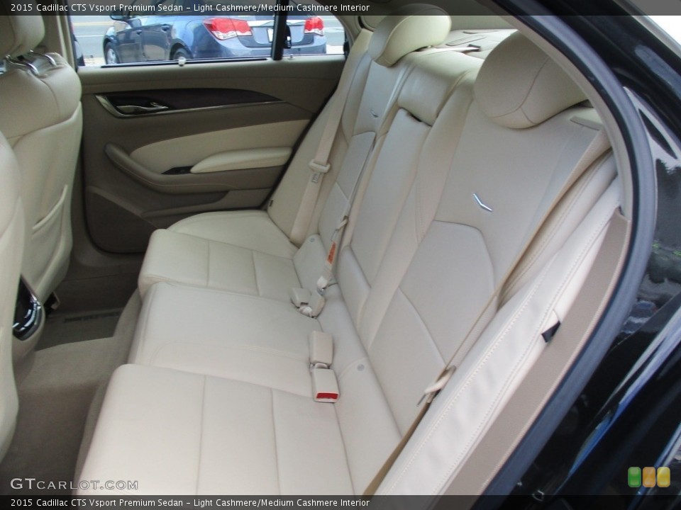 Light Cashmere/Medium Cashmere Interior Rear Seat for the 2015 Cadillac CTS Vsport Premium Sedan #117725363