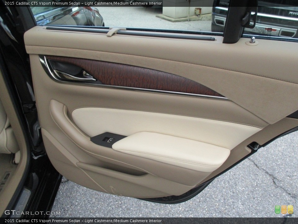 Light Cashmere/Medium Cashmere Interior Door Panel for the 2015 Cadillac CTS Vsport Premium Sedan #117725423