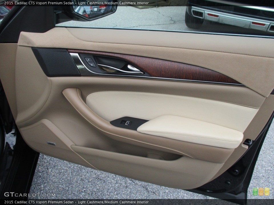 Light Cashmere/Medium Cashmere Interior Door Panel for the 2015 Cadillac CTS Vsport Premium Sedan #117725438