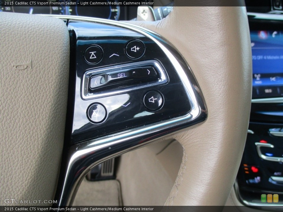 Light Cashmere/Medium Cashmere Interior Controls for the 2015 Cadillac CTS Vsport Premium Sedan #117725597