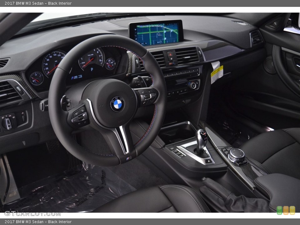 Black Interior Dashboard for the 2017 BMW M3 Sedan #117738569