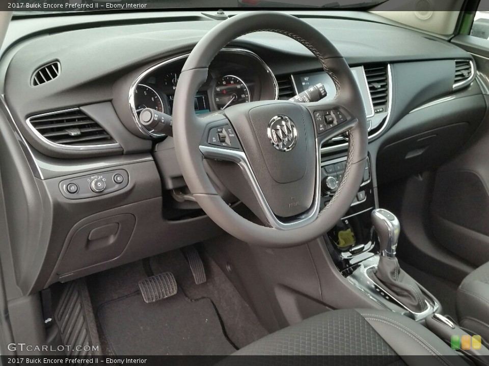 Ebony Interior Dashboard for the 2017 Buick Encore Preferred II #117742211