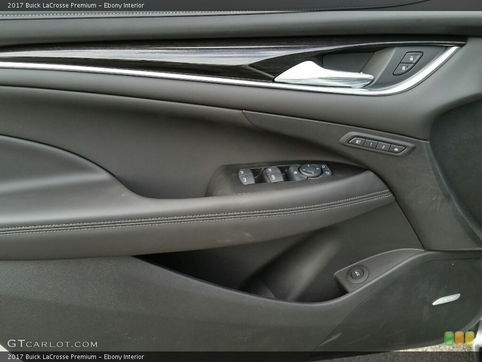 Ebony Interior Door Panel for the 2017 Buick LaCrosse Premium #117744767