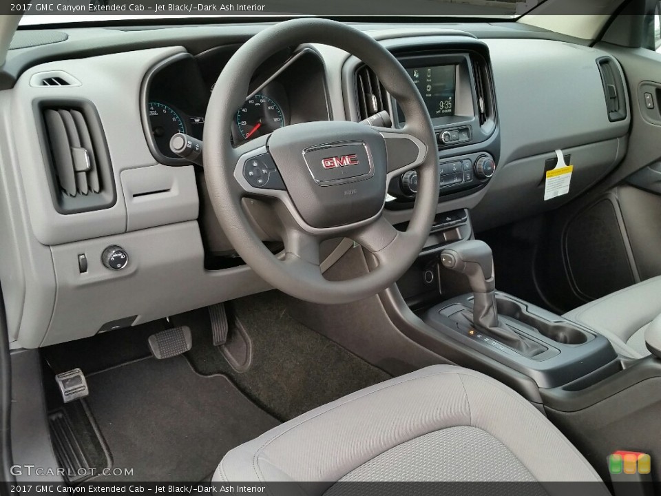 Jet Black/­Dark Ash Interior Photo for the 2017 GMC Canyon Extended Cab #117745562