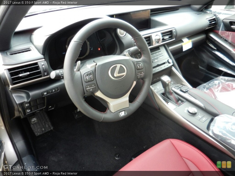 Rioja Red Interior Photo for the 2017 Lexus IS 350 F Sport AWD #117754049