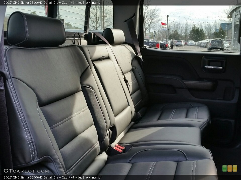 Jet Black Interior Rear Seat for the 2017 GMC Sierra 2500HD Denali Crew Cab 4x4 #117756045