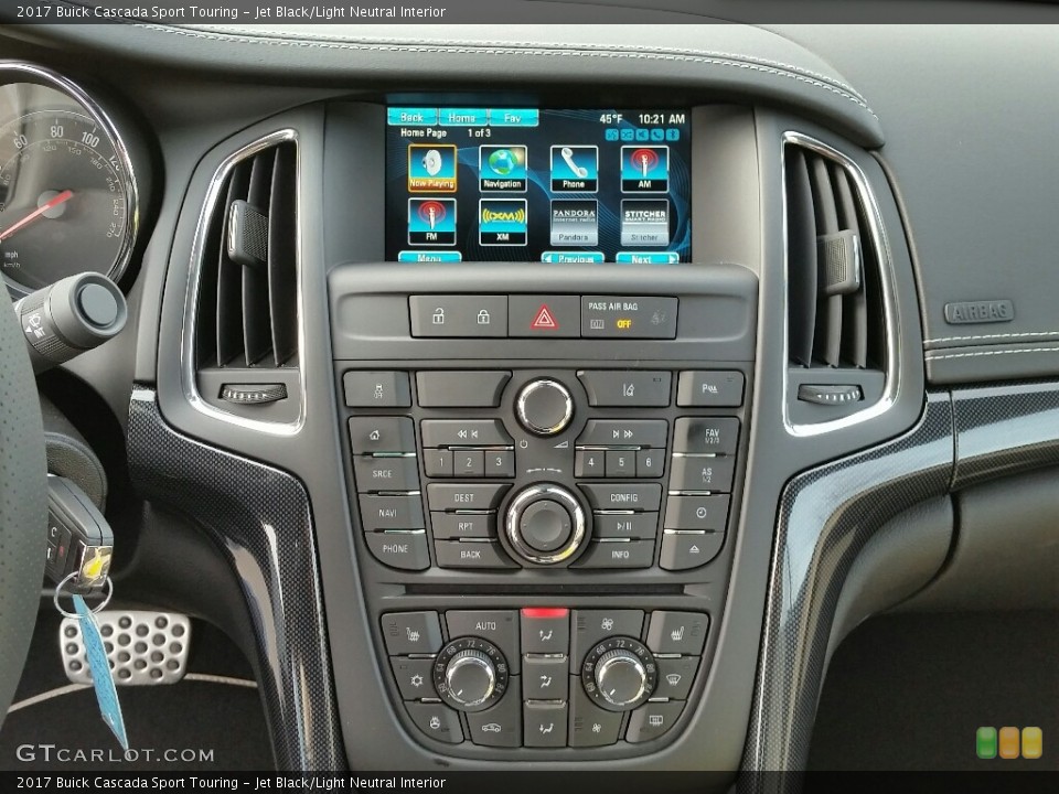 Jet Black/Light Neutral Interior Controls for the 2017 Buick Cascada Sport Touring #117757524