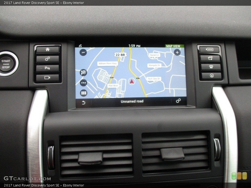 Ebony Interior Navigation for the 2017 Land Rover Discovery Sport SE #117765572