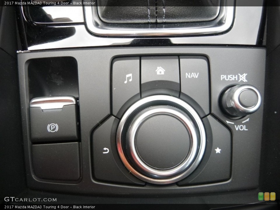 Black Interior Controls for the 2017 Mazda MAZDA3 Touring 4 Door #117765920