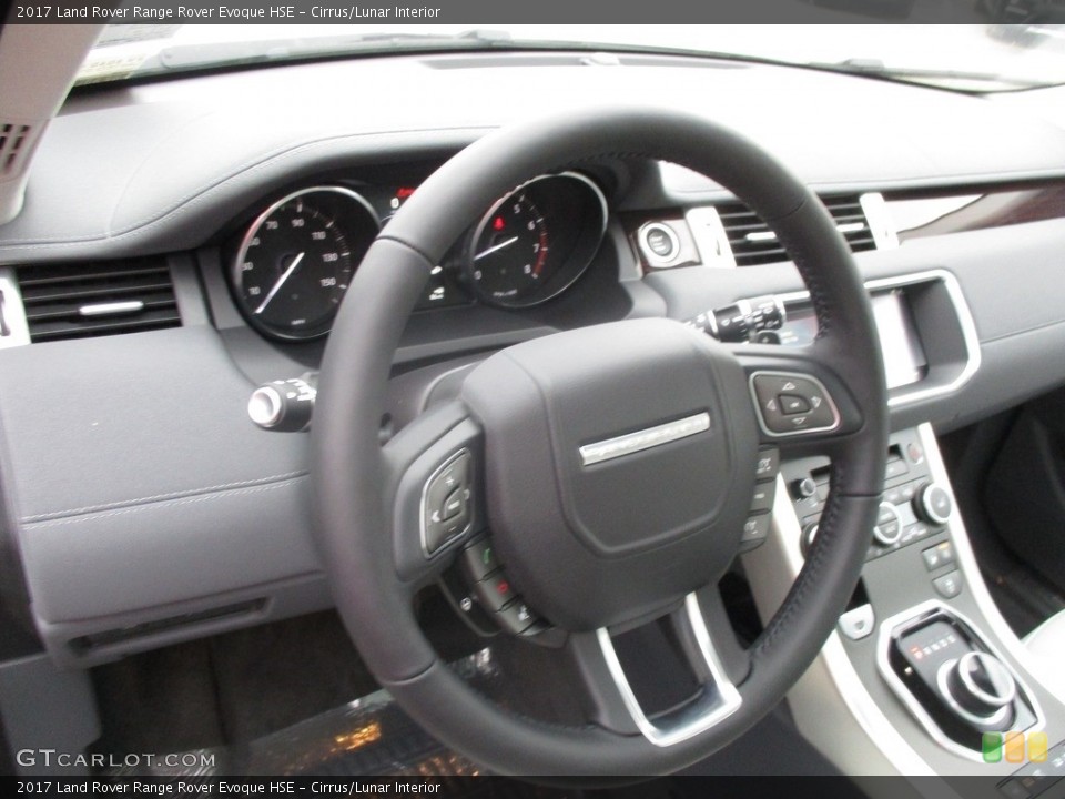Cirrus/Lunar Interior Steering Wheel for the 2017 Land Rover Range Rover Evoque HSE #117766583