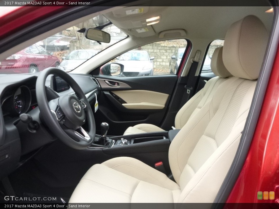 Sand 2017 Mazda MAZDA3 Interiors