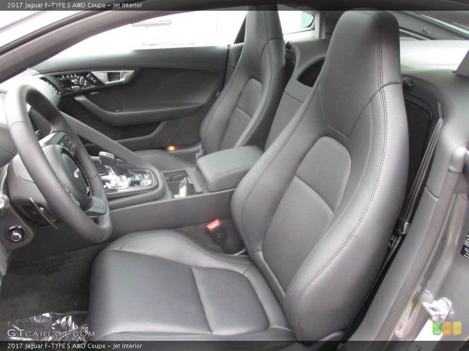 Jet Interior Front Seat for the 2017 Jaguar F-TYPE S AWD Coupe #117767048