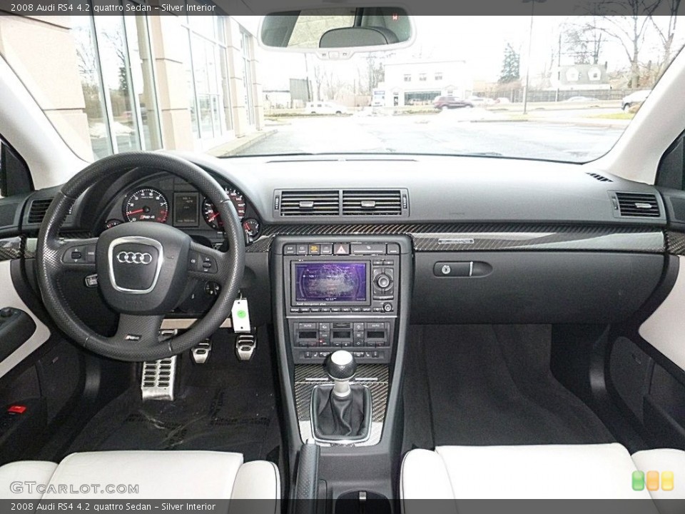 Silver Interior Dashboard for the 2008 Audi RS4 4.2 quattro Sedan #117778018