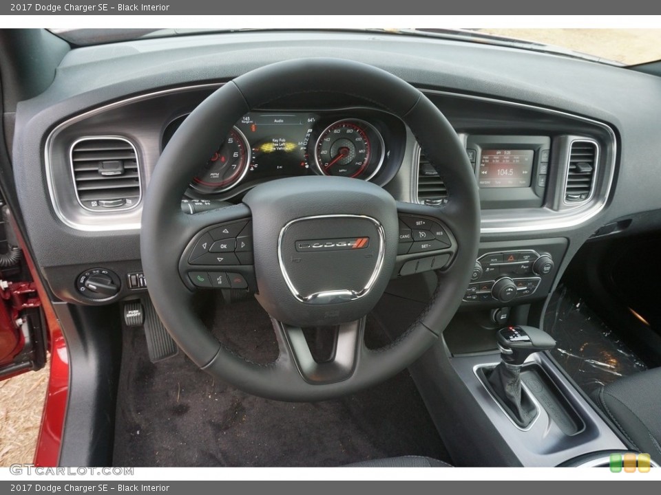 Black Interior Dashboard for the 2017 Dodge Charger SE #117779632