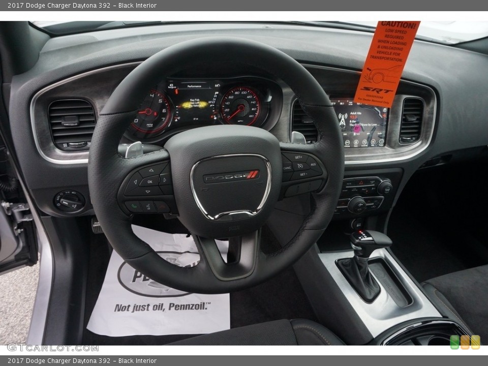 Black Interior Dashboard for the 2017 Dodge Charger Daytona 392 #117779881
