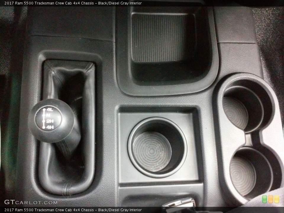 Black/Diesel Gray Interior Transmission for the 2017 Ram 5500 Tradesman Crew Cab 4x4 Chassis #117780694