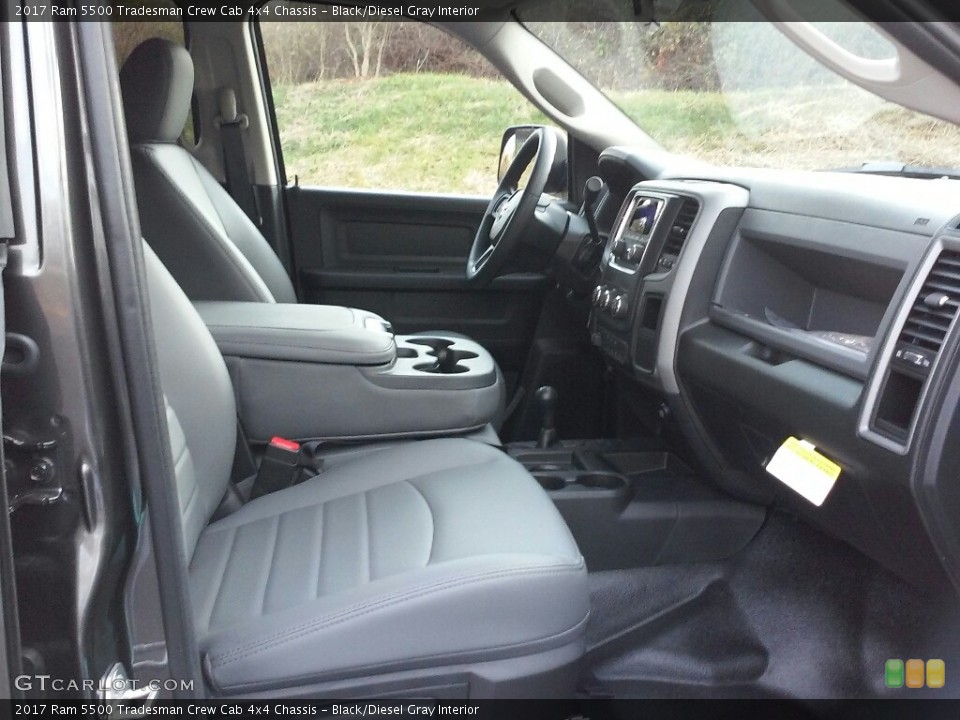 Black/Diesel Gray 2017 Ram 5500 Interiors