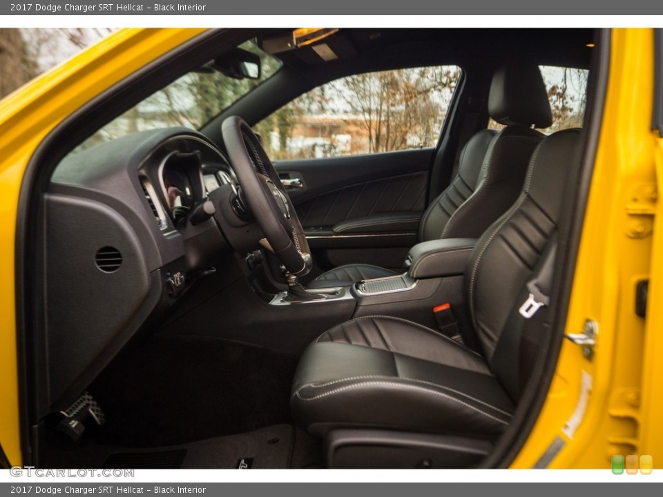Black Interior Front Seat for the 2017 Dodge Charger SRT Hellcat #117783784