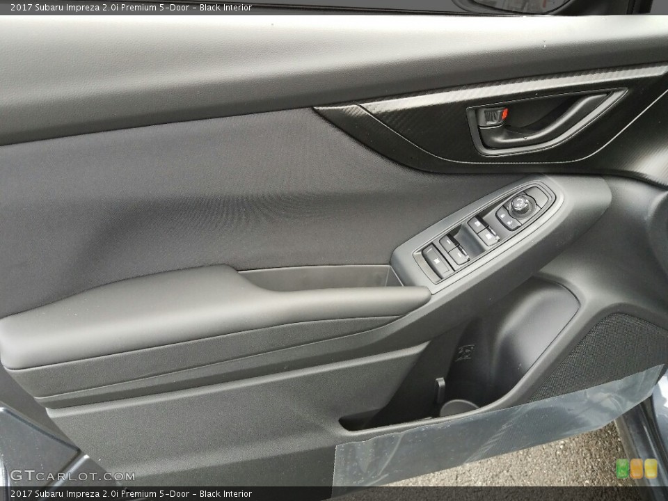 Black Interior Door Panel for the 2017 Subaru Impreza 2.0i Premium 5-Door #117785908