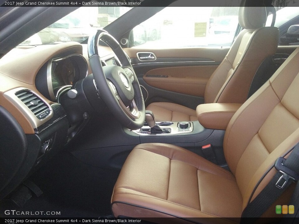 Dark Sienna Brown/Black Interior Photo for the 2017 Jeep Grand Cherokee Summit 4x4 #117792997