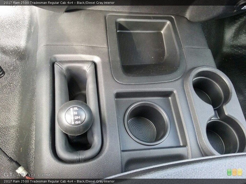Black/Diesel Gray Interior Transmission for the 2017 Ram 2500 Tradesman Regular Cab 4x4 #117795730