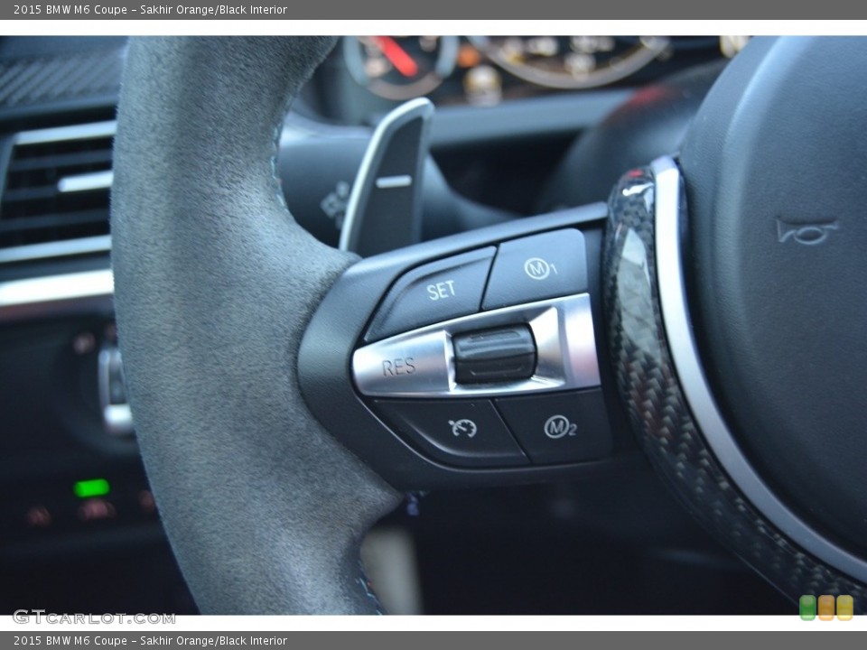 Sakhir Orange/Black Interior Controls for the 2015 BMW M6 Coupe #117796591
