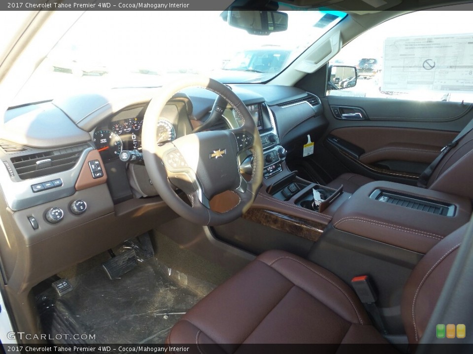 Cocoa/Mahogany Interior Front Seat for the 2017 Chevrolet Tahoe Premier 4WD #117796636