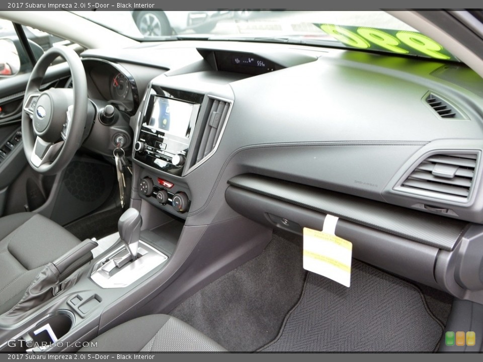 Black Interior Dashboard for the 2017 Subaru Impreza 2.0i 5-Door #117796867