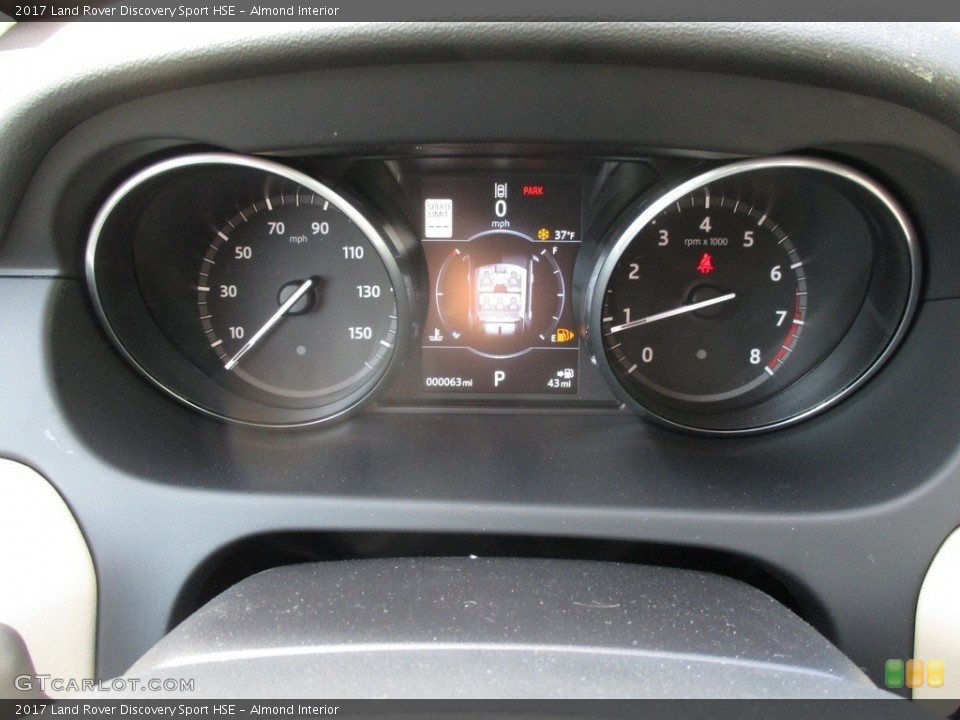 Almond Interior Gauges for the 2017 Land Rover Discovery Sport HSE #117796941