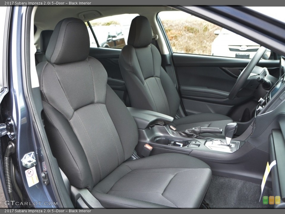 Black Interior Photo for the 2017 Subaru Impreza 2.0i 5-Door #117796969
