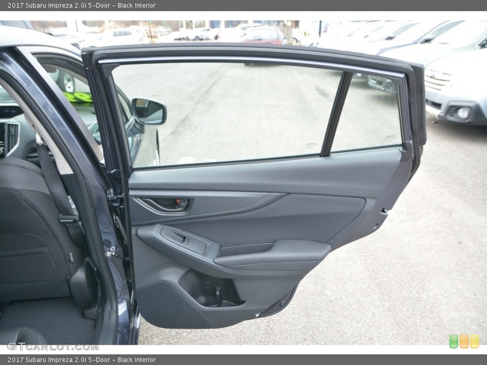 Black Interior Door Panel for the 2017 Subaru Impreza 2.0i 5-Door #117797110