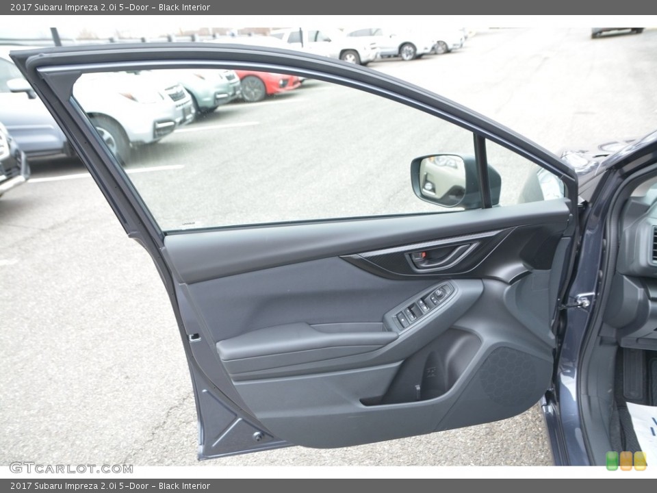 Black Interior Door Panel for the 2017 Subaru Impreza 2.0i 5-Door #117797158