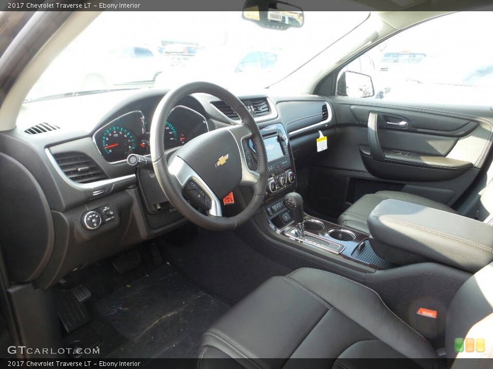 Ebony Interior Photo for the 2017 Chevrolet Traverse LT #117797230
