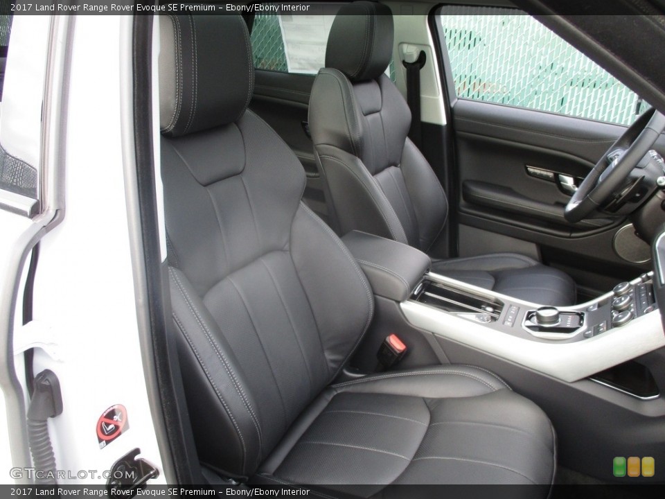 Ebony/Ebony Interior Front Seat for the 2017 Land Rover Range Rover Evoque SE Premium #117798235