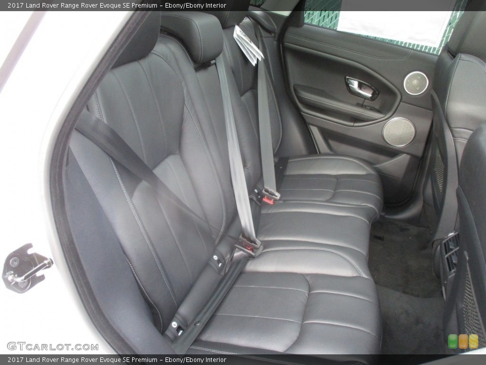 Ebony/Ebony Interior Rear Seat for the 2017 Land Rover Range Rover Evoque SE Premium #117798256