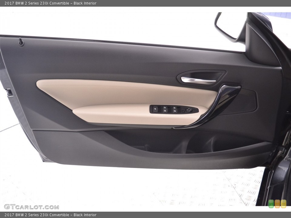 Black Interior Door Panel for the 2017 BMW 2 Series 230i Convertible #117817660