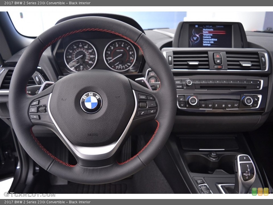Black Interior Dashboard for the 2017 BMW 2 Series 230i Convertible #117817714